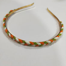 Load image into Gallery viewer, Patriotic tricolour hair accessory for kids festive wear