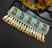 Load image into Gallery viewer, A2 Fashion Handcrafted Zardozi  Choker Necklace For Girls