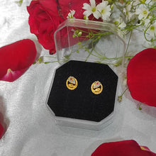 Load image into Gallery viewer, Gold plated CZ earring