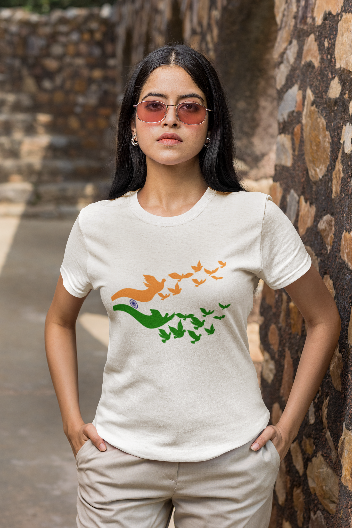 Indian flag color t shirts 2025