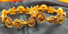 Load image into Gallery viewer, A2 Fashion Royal Affair Antique Gold Plated Bangles