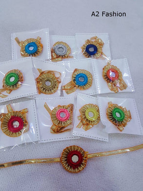 Exclusive Handmade Mirror Work Rakhi ( Set of 12)