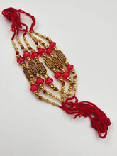 Load image into Gallery viewer, A2 Fashion Wooden Fancy &quot;VEERA&quot; Beaded Rakhi For Brother(Pack Of 6)