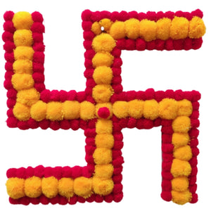 A2 Fashion Decorative Swastik Pompom Wall Hanging