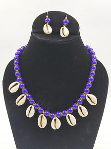 A2 Fashion Classy Beaded Shell/Kaudi Jewelry set