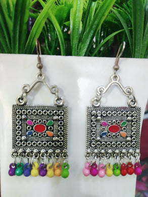 Bohemian Oxidized Earrings For Women