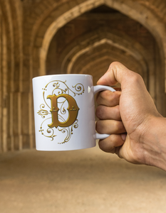 A2 Fashion Name Initial Ceramic Coffee Mug(300 ml)