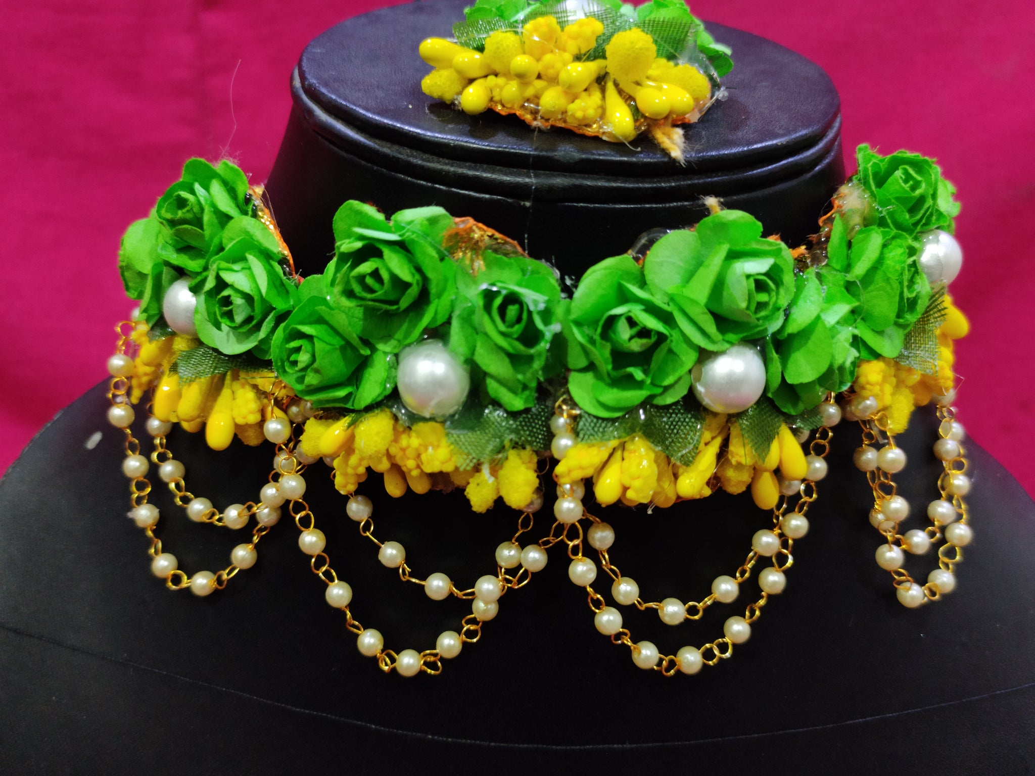 Gotapatti Artificial Flowers Jewelry