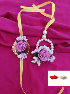 A2 Fashion Couple Rakhi Set Multicolour