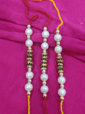 Exclusive Handmade Beaded Rakhi ( Set of 3)