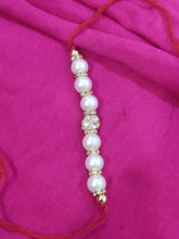 Load image into Gallery viewer, Exclusive Handmade Pearl Rakhi ( Set of 3)