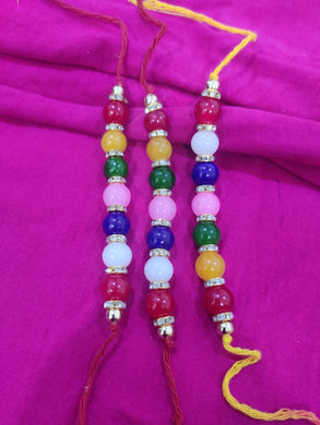 Exclusive Handmade Beaded Rakhi ( Set of 3)