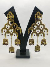 Load image into Gallery viewer, A2 Fashion Valentine Collection Antique Gold Plated Long Fashion Earring