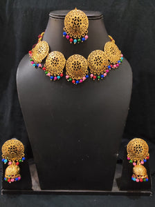 A2 Fashion Radiant Multicolor Symphony Gold-Plated Jewelry Set