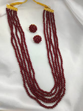 Load image into Gallery viewer, A2 Fashion Elegant Beaded Necklace and Earring set For Women