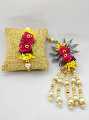 Floral Bhaiya Bhabhi Rakhi