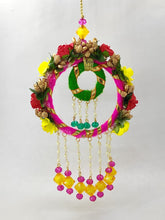 Load image into Gallery viewer, Floral Handcrafted Bhai Bhabhi Rakhi Set