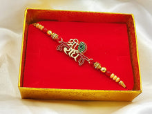 Load image into Gallery viewer, A2 Fashion Designer Fancy Stone Work Rakhi For Brother