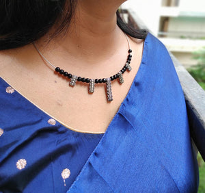 Oxidized Hasli Necklace