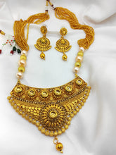 Load image into Gallery viewer, Gold Plated Necklace Set