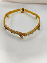 Load image into Gallery viewer, Gold Plated Stone Embellished Anklets