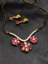 Load image into Gallery viewer, Stone Embellished Mangalsutra Set