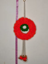 Load image into Gallery viewer, Orange And Green Pompom Door Hangings