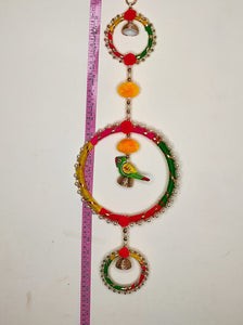 A2 Fashion Handmade Rajasthani Multicoloured Door/Wall Hanging,Diwali Decoration/Home Decoration