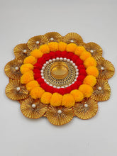 Load image into Gallery viewer, A2 Fashion Decorative Pompom candle holder/Pompom Rangoli/Diwali Decoration