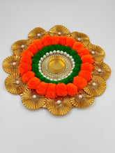 Load image into Gallery viewer, A2 Fashion Decorative Pompom candle holder/Pompom Rangoli/Diwali Decoration