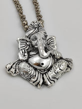 Load image into Gallery viewer, A2 Fashion Oxidized Silver Divine Lord Ganesha/Vinayak/Ganpati Necklace