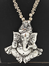 Load image into Gallery viewer, A2 Fashion Oxidized Silver Divine Lord Ganesha/Vinayak/Ganpati Necklace