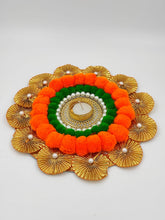 Load image into Gallery viewer, A2 Fashion Decorative Pompom candle holder/Pompom Rangoli/Diwali Decoration