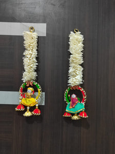 A2 Fashion Handcrafted Rajasthani Floral Puppet Wall Hanging/Door Hanging ,Diwali Decoration/Home Decoration