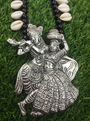 A2 Fashion Spiritual Delight Radha Krishna Kaudi Beaded Necklace