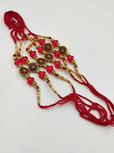 Load image into Gallery viewer, A2 Fashion Wooden Plated Om Beaded Rakhi