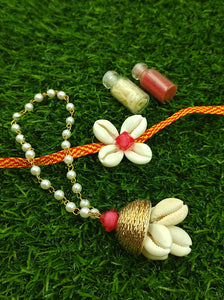 A2 Fashion Designer Kaudi Bhai Bhabhi Rakhi Set/Couple Rakhi