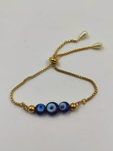 Load image into Gallery viewer, A2 Fashion Evil Eye Bracelet Rakhi/Couple Rakhi Set/Bhai Bhabhi Rakhi