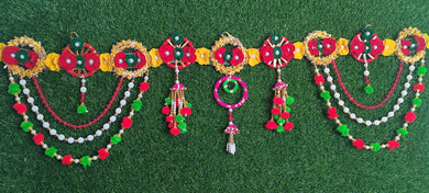 A2 Fashion Designer Gotapatti Floral Diwali Toran-Bandarwal for Main Door/Toran Door Hanging