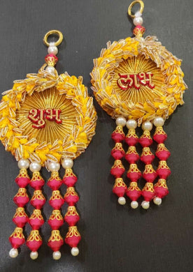 A2 Fashion Decorative Gota Patti Shubh Labh Door Hanging Toran Diwali Decoration/Home Decoration