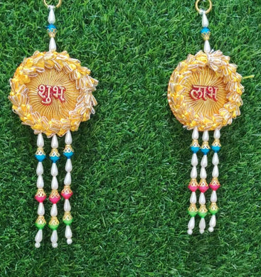 A2 Fashion Decorative Gota Patti Shubh Labh Door Hanging Toran Diwali Decoration/Home Decoration