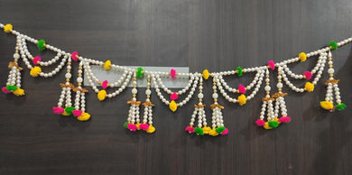 A2 Fashion Traditional Premium floral Beaded Rajasthani Designer Toran For Main Door