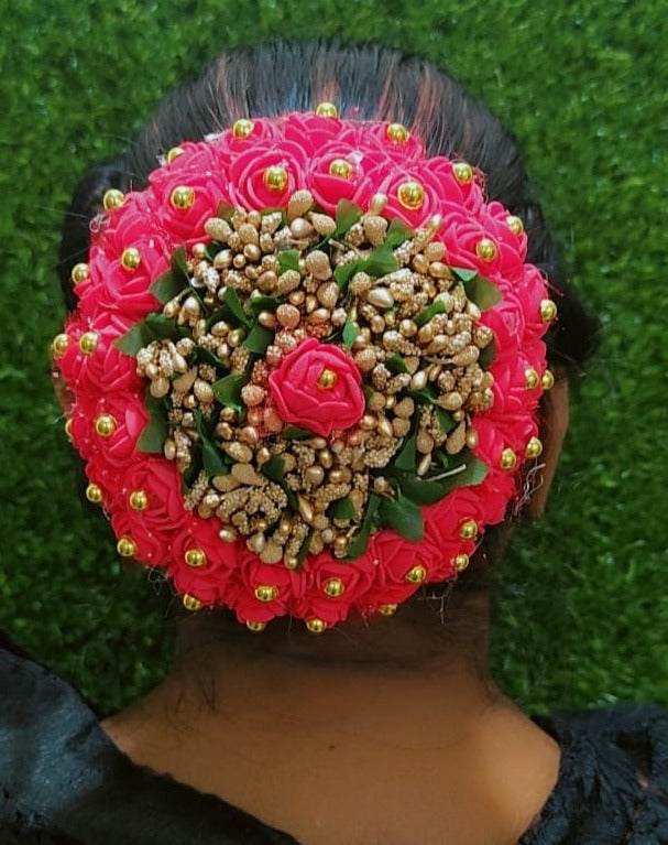 Floral Fiesta: 13 Types of Flowers For Your Bridal Hairstyle | Traditional  hairstyle, Bridal hair buns, Hair style on saree