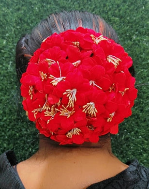 Red Flower Bun/Juda