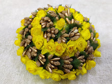 Load image into Gallery viewer, A2 Fashion Artificial Flowers Bun /Gajra Multicolour Hair Accessories For Women