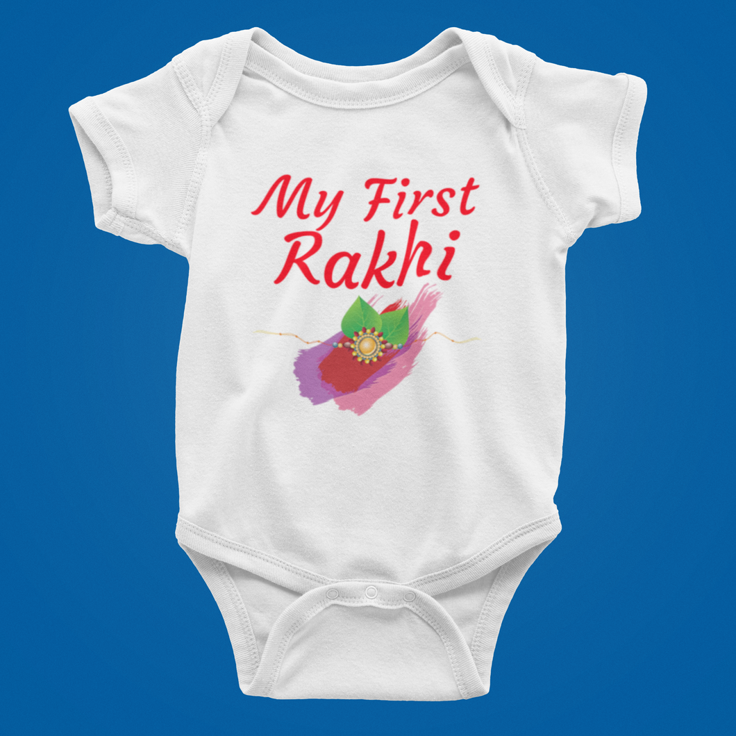 A2 Fashion -My First Rakhi Romper For Babies – A2fashionstores